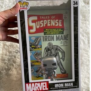 Funko Pop! Marvel Iron Man Comic Cover #34 Tales of Suspense Display Figure NEW